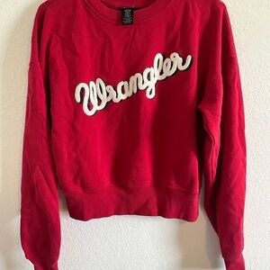 Wrangler Women's Red Crew Neck Sweater